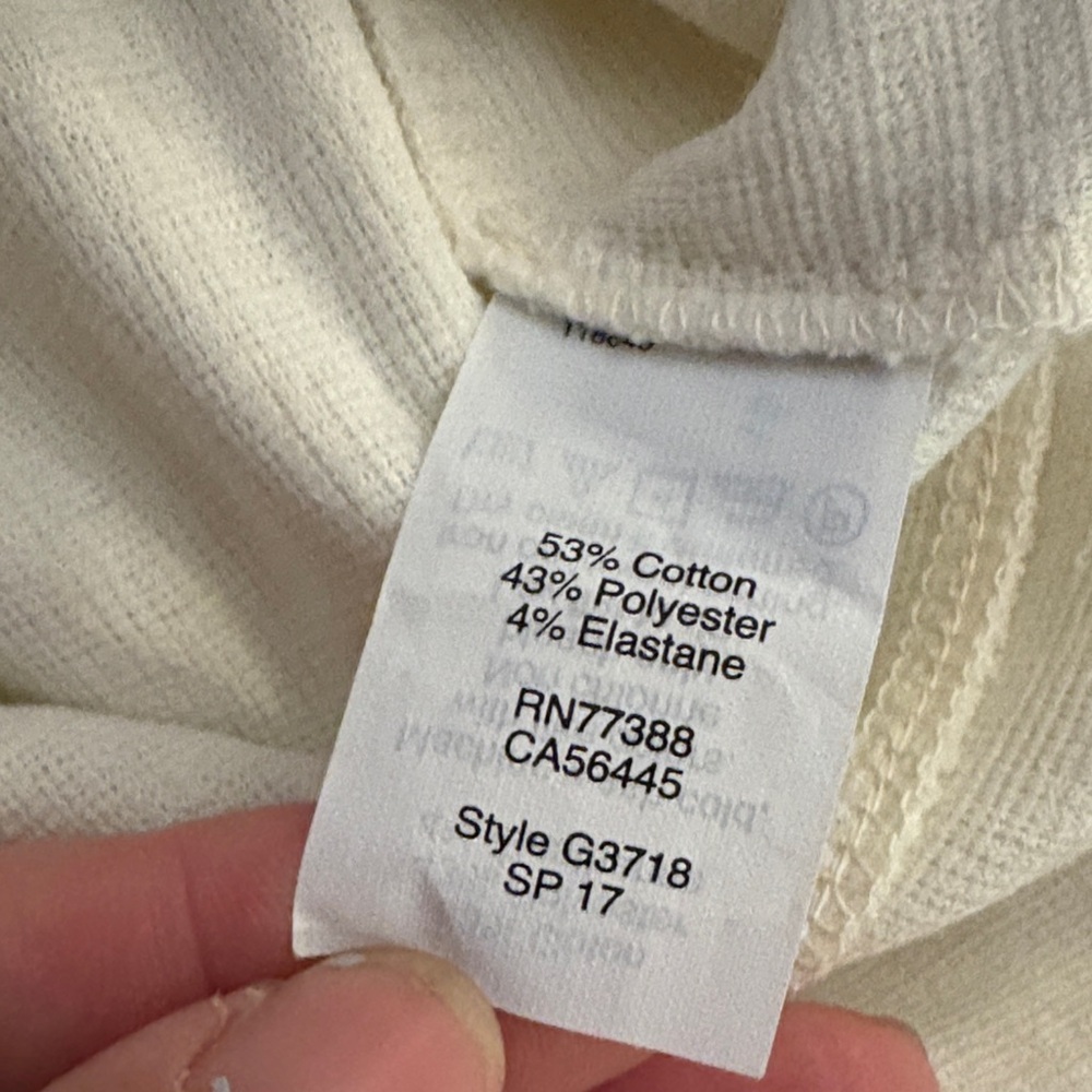 Madewell Elegant Cream Women's Top - Picture 6 of 6